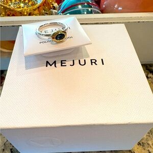 Mejuri Oval Geo Gem Ring- New!